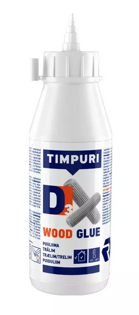 Puuliima D3 Timpuri 750ml - Puuliimat ja polyuretaaniliimat - 6418091030488 - 1