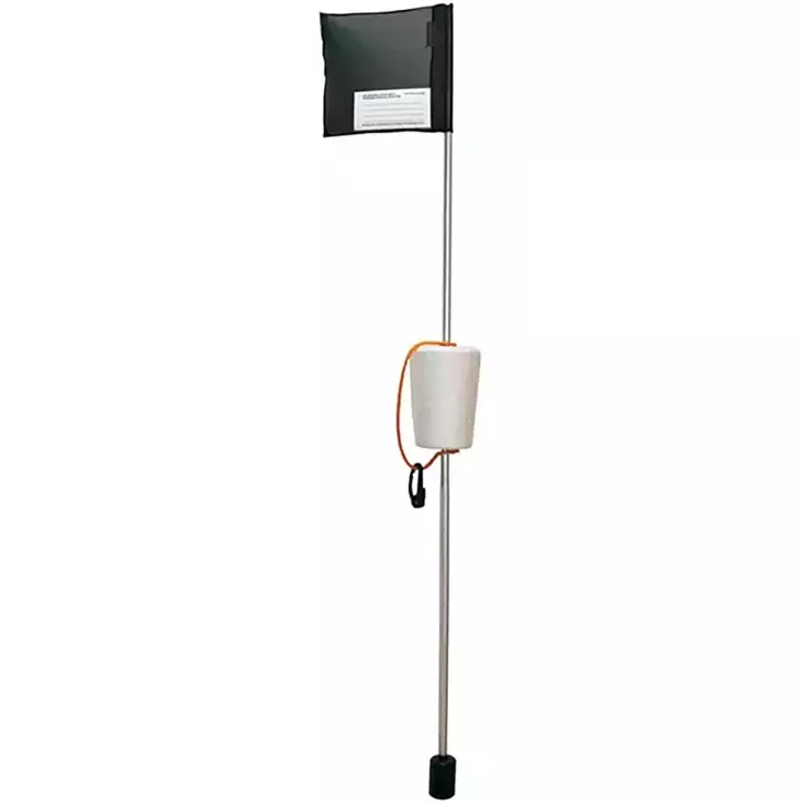 Ahti pyydysmerkki mustalla lipulla - Kalaverkonmerkit - 6418252130408 - 1