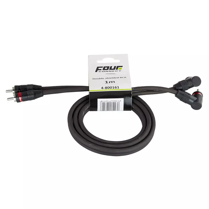 Four connect rca kaapeli - Autohifi johtosarjat ja sulaketarvikkeet - 6430042126118 - 1