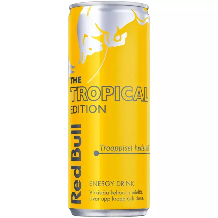 Red bull tropical energiajuoma 250ml - Energiajuomat - 6430054082358 - 1