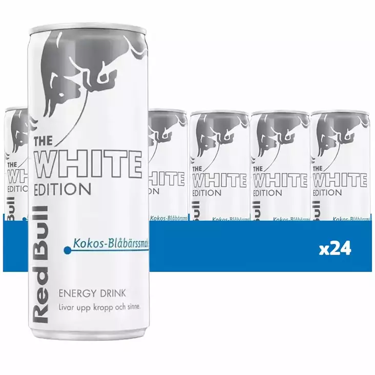 Red bull white edition kookos mustikka 250 ml energiajuoma - Energiajuomat - 9002490261078 - 1