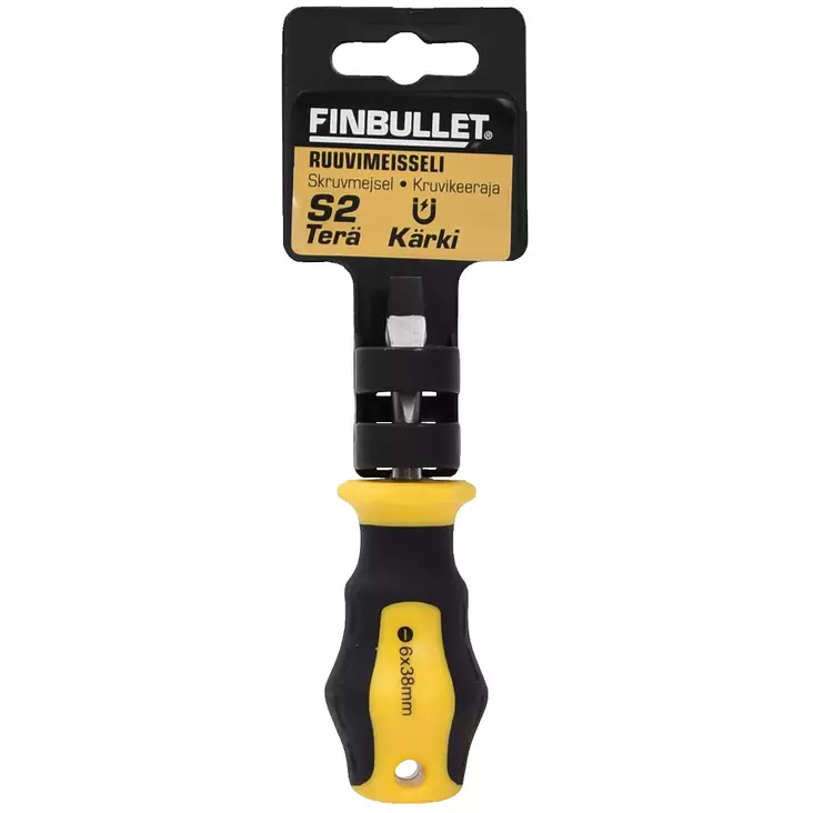 Minikokoinen talttapää ruuvimeisseli sl6 x 38 mm - Ruuvimeisselit - 6438152040508 - 1