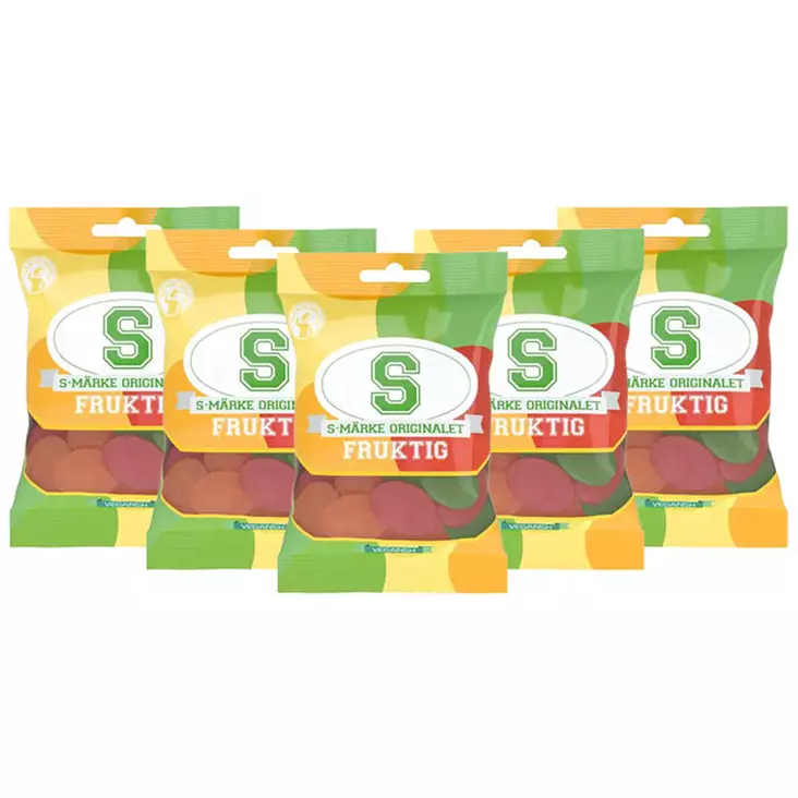 S märke hedelmä makeiset värikäs sekoitus - Karkkipussit - 17340146507828 - 1