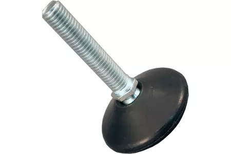 Säätöjalka M10 x 50mm musta - Kalustejalat ja kalustesuojat - 6414675065068 - 1