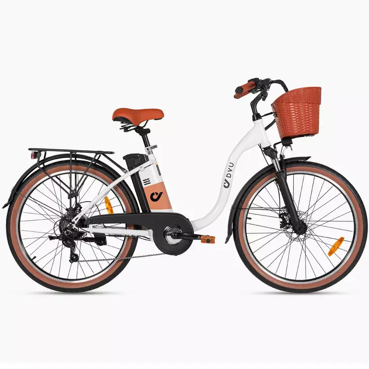 Sähköpyörä dyu urban 250w valkoinen - Sähköpyörät - 6438471307238 - 1