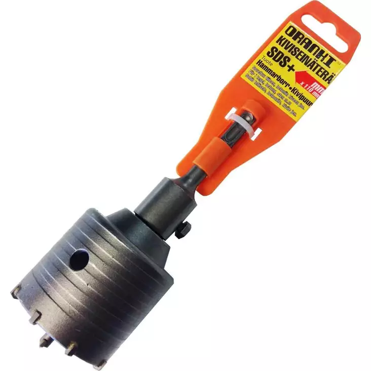 Oranki sds+ kivikuppiterä m22x110 varrella poraukseen tiileen, harkkoihin ja betoniin - Reikäsahanterät - 6438152037898 - 1