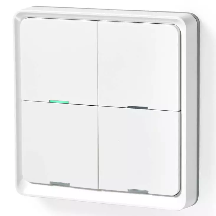 zigbee smarlife seinäkytkin 4-osainen - Sähkökytkimet ja himmentimet - 5412810336838 - 1