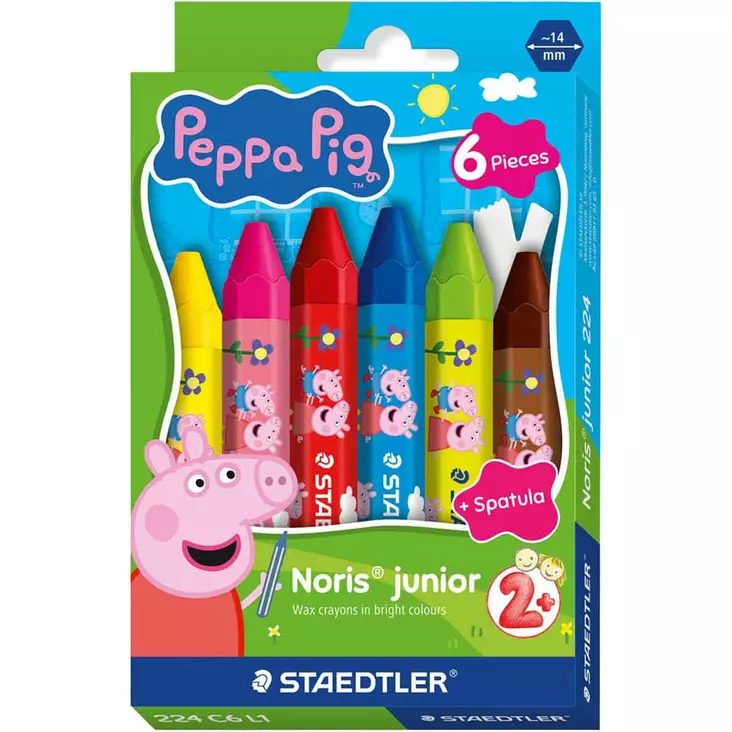 Staedtler pipsa possu vahaliidut 6 kpl - Tussit, kynät ja kynäharpit - 4007817179598 - 1