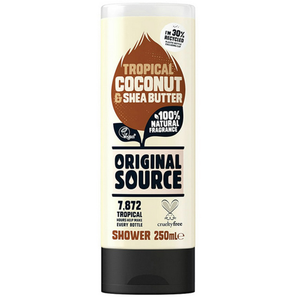 Original source coconut & shea suihkugeeli 250 ml - Suihkusaippuat - 5000101100468 - 1