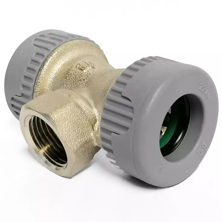 messinkinen T-jatkoliitin 22mm hydrofix - Veneen WC, vesisäiliöt ja altaat - 1711718 - 1
