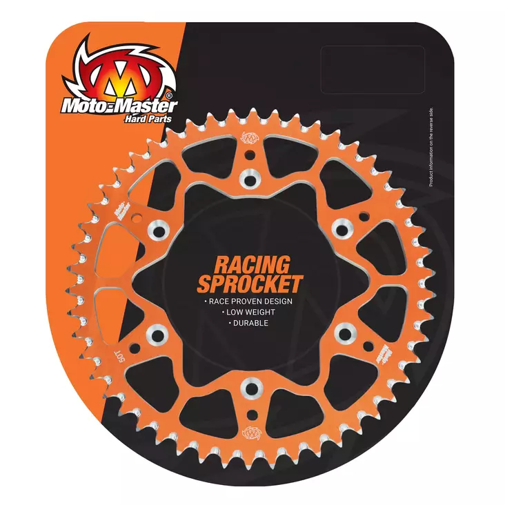 Takahammasrata Alu 520 48T oranssi - Motocrossin ja enduron takahammasarattaat - 8790497039868 - 1