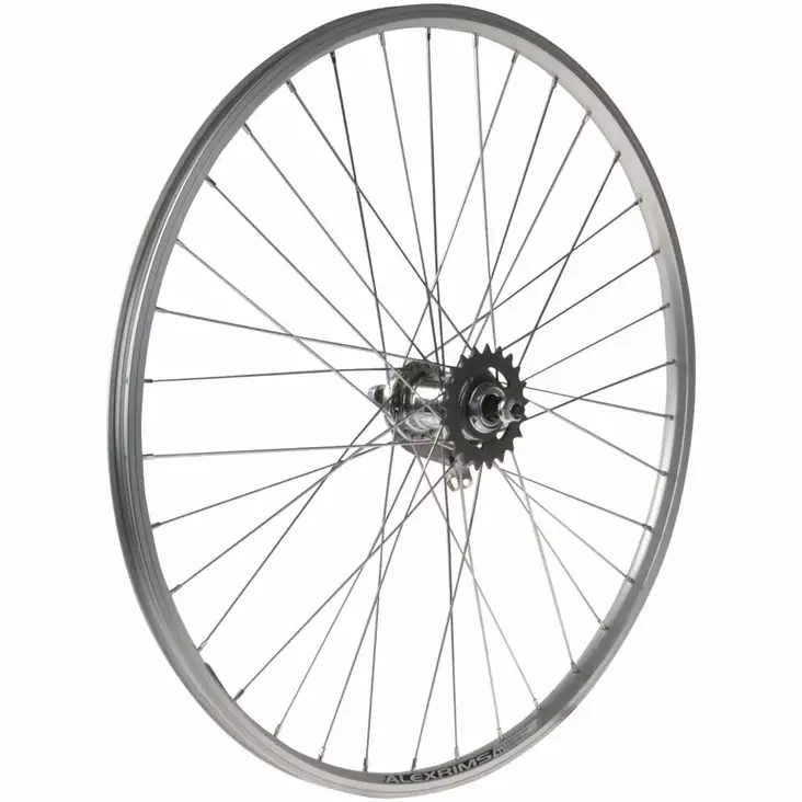 Takapyörä 20 406 velosteel 1v alumiinivanteella - Polkupyörän vanteet 24", 22", 20", 16" - 6438131042998 - 1