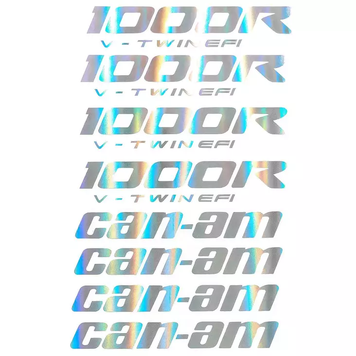 Tarrasarja holografinen 1000r can am - Crossipyörän ja mopon tarrat  - 6438471340198 - 1