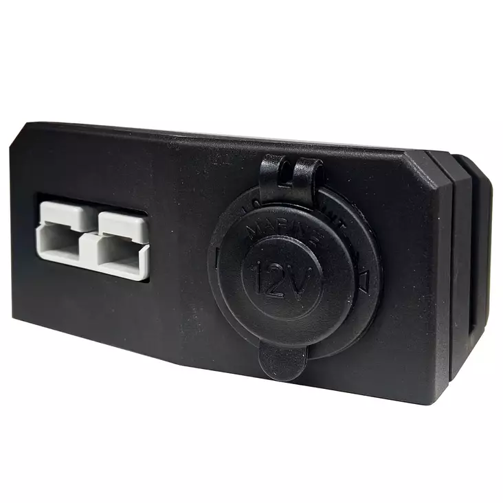 Trukkiliitin 50a 12v dc ulosotolla arctic marine - Veneen sähkötarvikkeet - 6418536032688 - 1