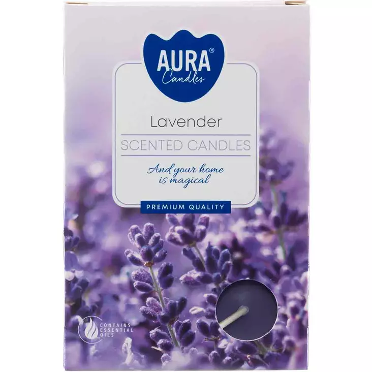 Lavender tuoksulämpökynttilät 6 kpl - Tuoksukynttilät - 5906927015798 - 1
