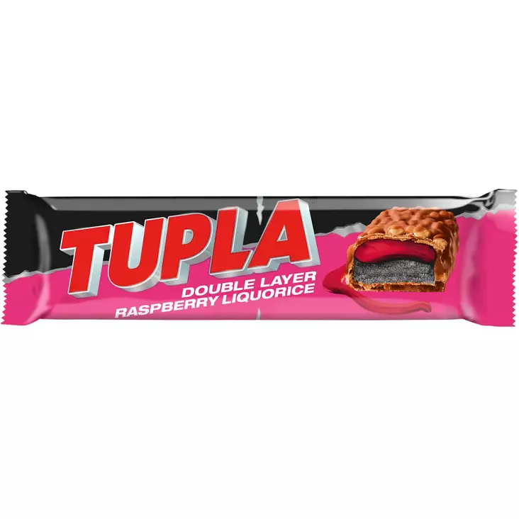 Tupla double layer vadelma lakritsi - Patukat  - 6420256913918 - 1