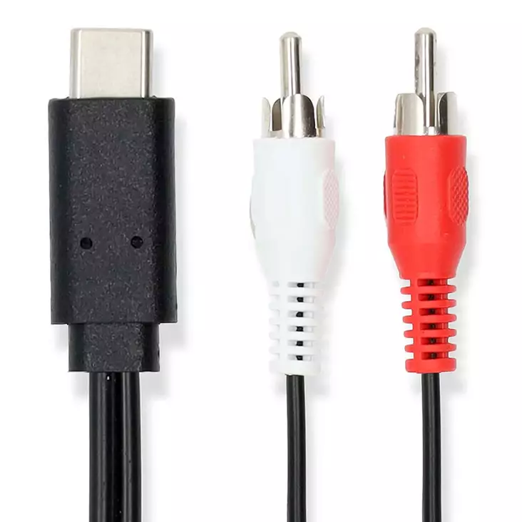 Rca kaapeli 1m nedis - Liittimet, adapterit ja telakointiasemat - 5412810438358 - 1