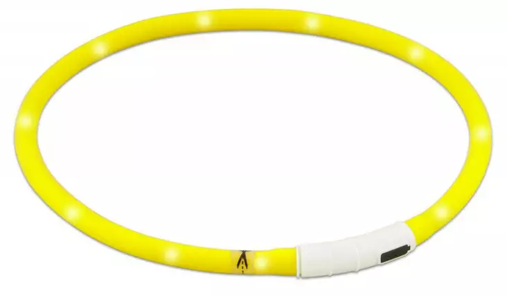 Valopanta koiralle säädettävä 70cm USB - Pannat, valjaat ja taluttimet - 5700551141638 - 1