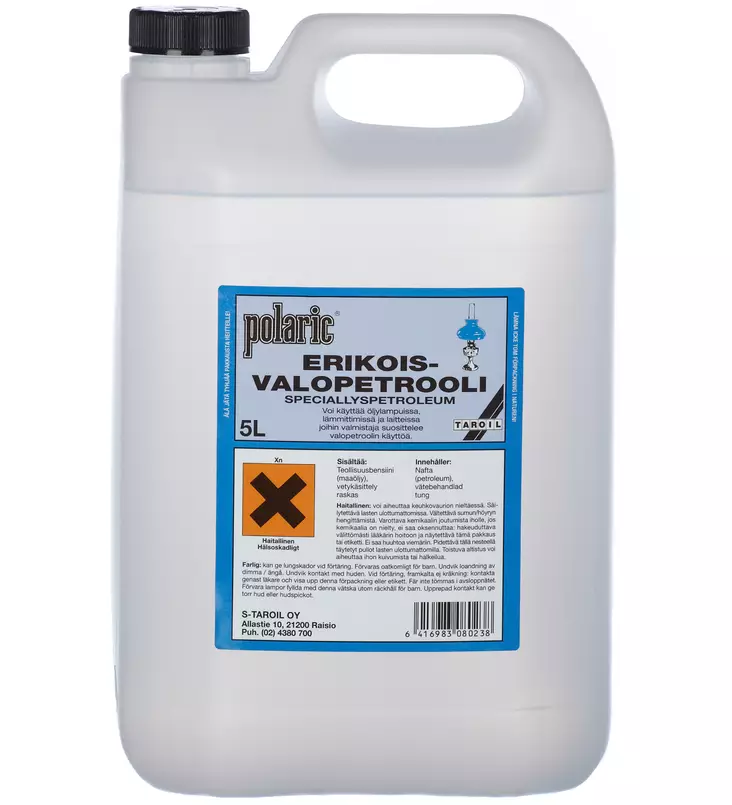 Valopetrooli 5L Polaric - Sytytyspalat ja polttoöljyt - 6416983080238 - 1