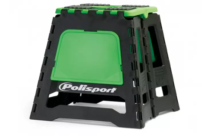 Varikkopukki Polisport Motostand musta/vihreä - Varikkotarvike moottoriurheiluun - 5604415028748 - 2