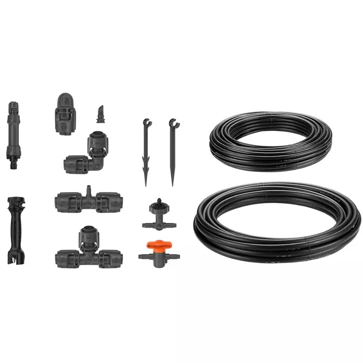 Gardena micro drip kastelusarja viljelylaatikkoon - Puutarhan hanat, ajastimet ja jakajat - 4066407002968 - 1