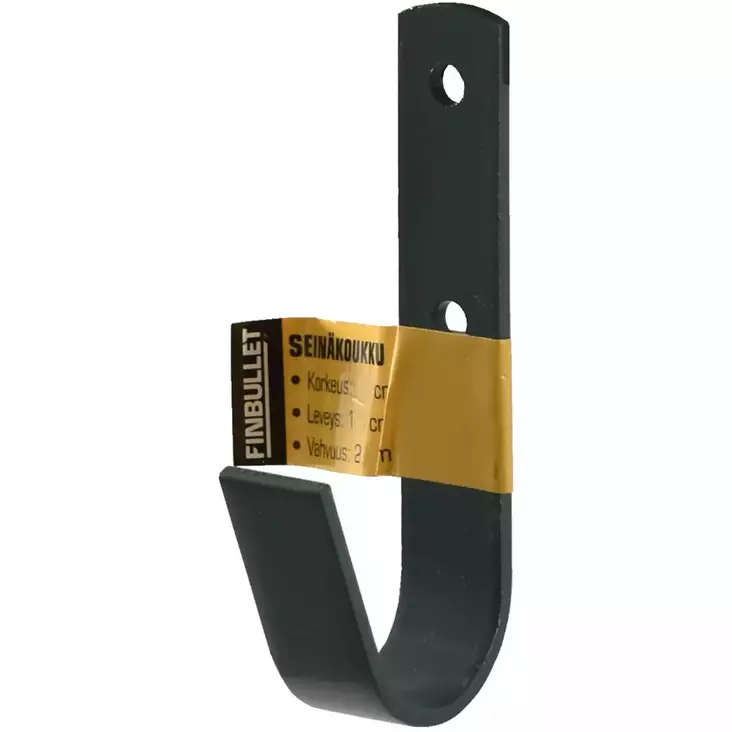 Seinakoukku 75 mm metallinen yleiskoukku - S-koukut ja kannatinkoukut - 6438152032688 - 1