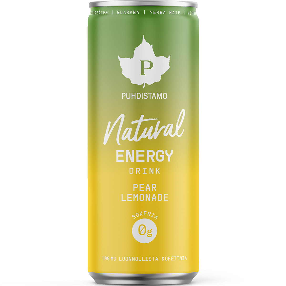 Natural Energy Drink Pear Lemonade 330ml Pirskahtelevan herkullinen
