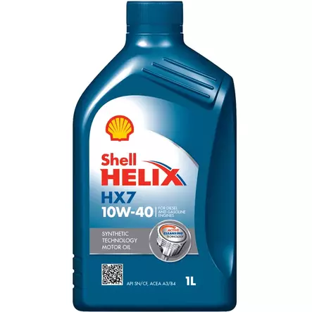 Shell helix hx7 10w 40 1l moottoriöljy - Auton moottoriöljyt - 2008009 - 1