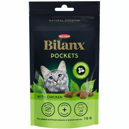 Bilanx pockets catnip kissanminttu kissanherkut - Kissan kuivaruoka - 5700551220739 - 1