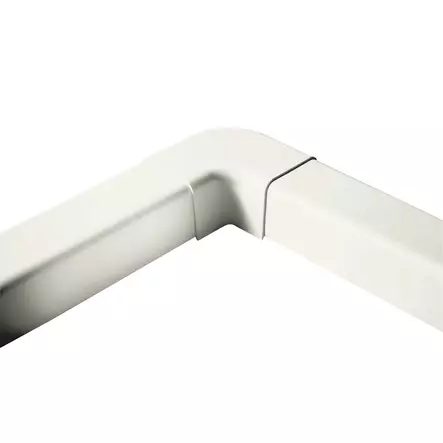 Asennuskanavan kulma ec fb 80x60mm - Putkenpitimet ja putken asennuskiskot - 6438056123789 - 1