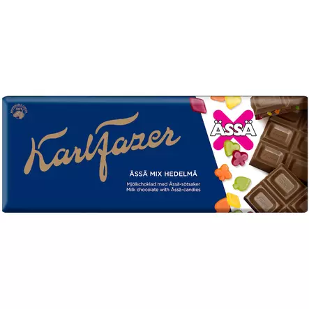 Fazer ässä mix hedelmä suklaalevy - Suklaalevyt ja konvehdit - 6416453414419 - 1