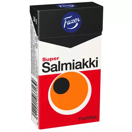 Super salmiakki rasia 38g - Pastillit ja purukumit - 6411401037139 - 1