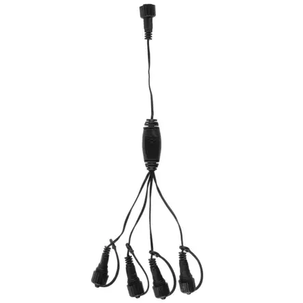 Jakokappale valoille 4 osainen - Jatkojohdot ulkokäyttöön 230V - 6410416388359 - 1