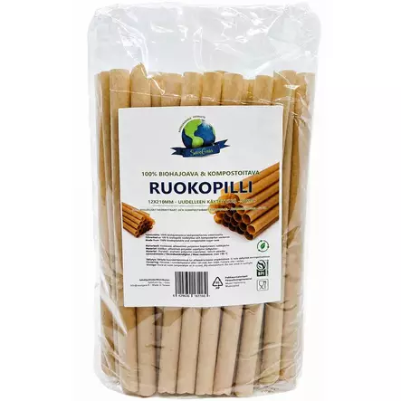 Ruokopillit smoothieen 12x210mm - Kertakäyttöruokailuvälineet ja servetit  - 6429830161189 - 1