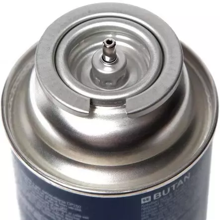 Butaani kaasupatruuna venttiili - Retkikeittimet ja kaasupatruunat - 6438471025989 - 2