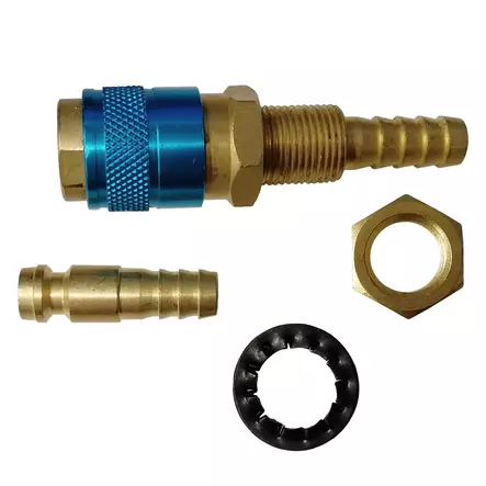 Liitin 8 mm uros ja naaras - Tig-hitsaustarvikkeet ja tig-elektrodit - 6419774004499 - 2