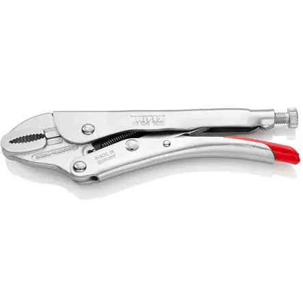Knipex 41 04 180 lukkopihdit 180mm, sinkitty pinta ja punainen irrotusvipu näkyvissä - Lukkopihdit ja lukkorengaspihdit - 4003773048169 - 2