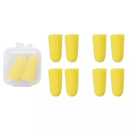 Keltaiset korvatulpat kotelolla - Kuulosuojaimet ja korvatulpat - 5709386180959 - 1