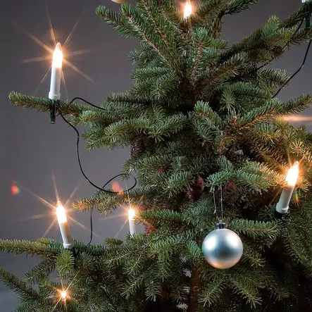 kuusenkynttilät lämpimällä led-valolla, sisäkäyttöön - Kuusenvalosarjat - 6435200130099 - 1