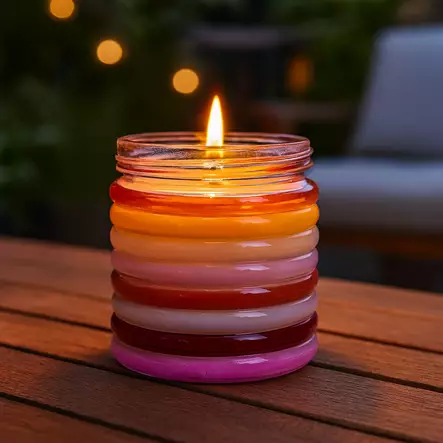 Lasinen kynttilä - Pöytäkynttilät - 8721037423359 - 2