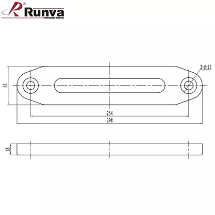 Alumiini liukukita köydelle vinssiin - Vinssin kaukosäätimet ja lisävarusteet - 48776565679 - 6