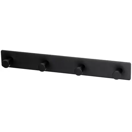 Kylpyhuonenaulakko mustat pyyhekoukut kestävä teräs - Vaatekoukut - 7317900187889 - 1