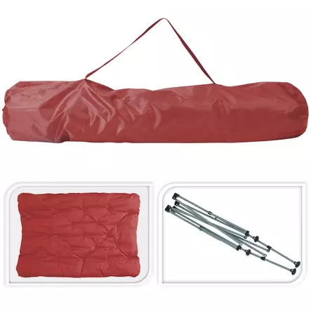 Retkituoli soft 93 cm punainen - Retkituolit ja retkipöydät - 8721037838689 - 2