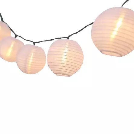 Riisivalopallot sarjassa 10 kpl aurinkokennolla - Aurinkokennovalaisimet - 8721037876469 - 1