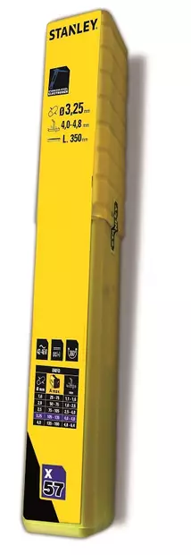 Stanley hitsauspuikko 3,25mm muuntajalle - Hitsauspuikot ja hitsauskaapelit - 8004386904749 - 2
