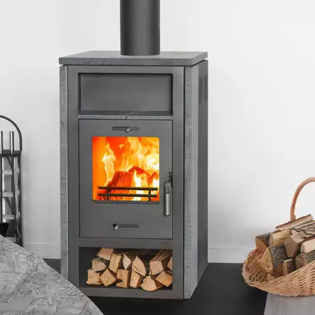 Upea harmaa takka kotiin - Kaminat ja kaminapuhaltimet - 6410412629319 - 2