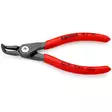 Knipex 130mm kulmamalli lukkorengaspihti etunäkymä, 90° kulmakärjet näkyvissä - Lukkopihdit ja lukkorengaspihdit - 4003773048619 - 1