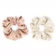 Satiini hiusdonitsi kerma ja beige - Hiuslenkit, pinnit ja korut - 6410416342269 - 2