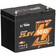 Litime lifepo4 24v 50ah bluetooth akku etunäkymä, litime logo näkyvissä - Sähköperämoottorit - 6438471354379 - 6