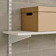 Hyllykannatin teräksestä hd 47cm - Hyllykiskot, hyllykannattimet ja putket - 6438168117119 - 2